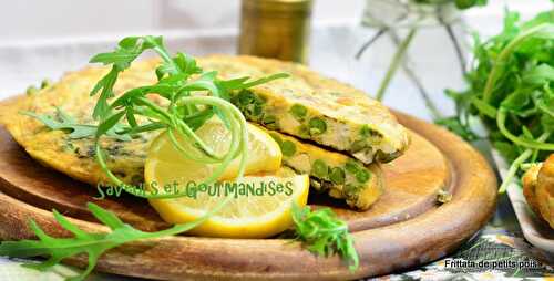 Frittata aux Petits Pois et à la Feta.