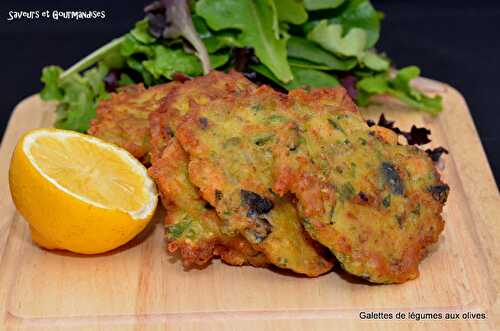 Galettes de Légumes aux Olives.