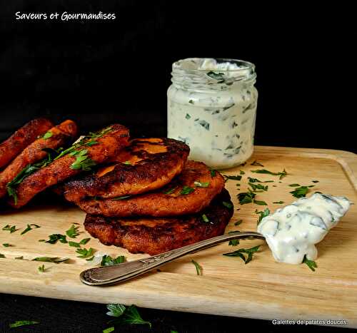  Galettes de patates douces (Ottolenghi’s sweet potato cakes).