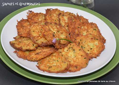 Galettes de pommes de terre au Chèvre frais.