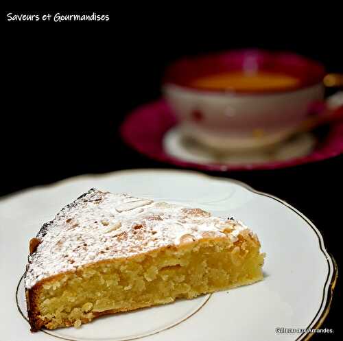 Gâteau aux amandes façon frangipane.