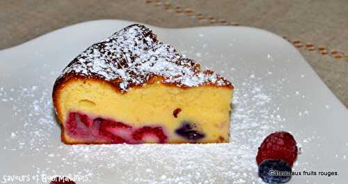 Gâteau aux Fruits Rouges.