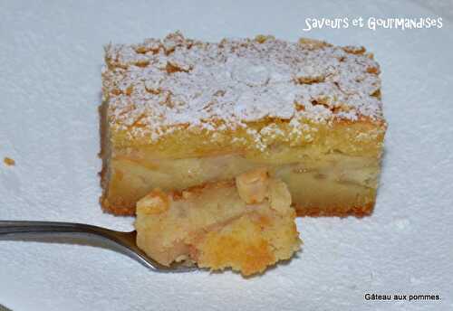 Gâteau aux pommes, façon croissants aux amandes.