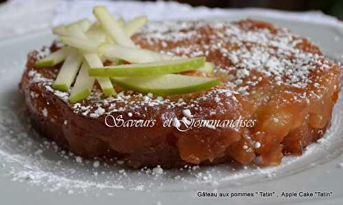 Gâteau aux pommes "Tatin"  Apple Cake "Tatin".