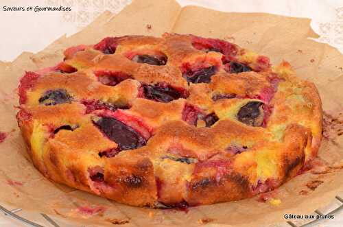 Gâteau aux prunes  très moelleux de Paul Bocuse.