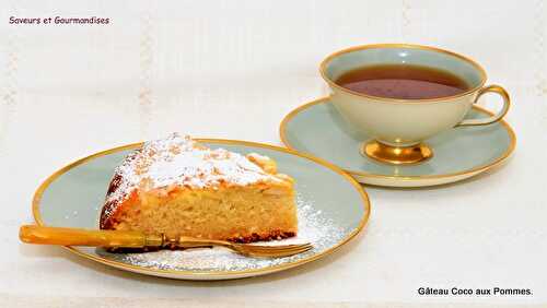 Gâteau Coco aux Pommes.