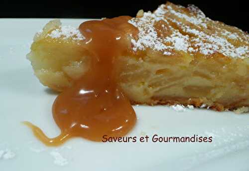 Gâteau fondant aux poires.