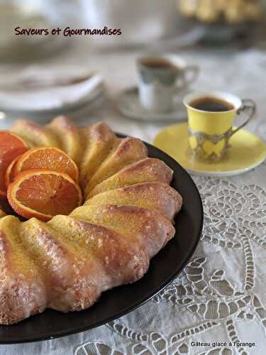 Gâteau glacé à l’orange.