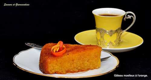 Gâteau moelleux à l'orange.