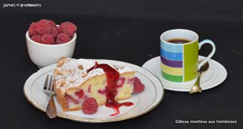 Gâteau Moelleux aux Framboises.