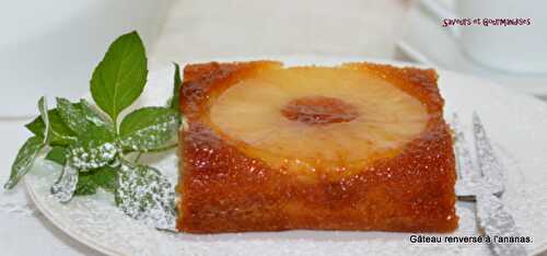 Gâteau Renversé à l’Ananas.