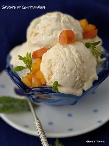  Glace Express à l’Abricot, sans Sorbetière.