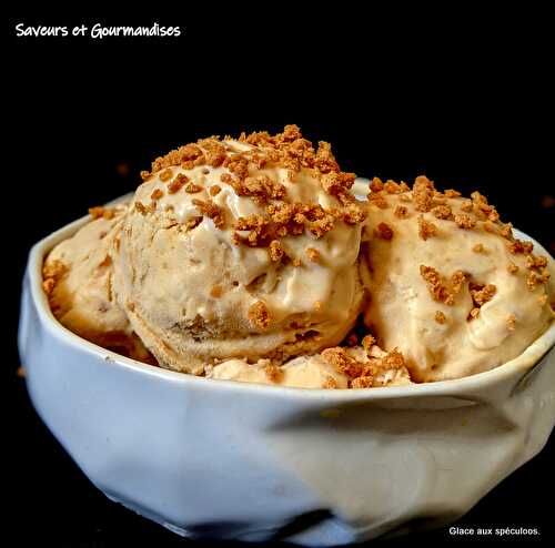 Glace maison aux Spéculoos sans sorbetière.