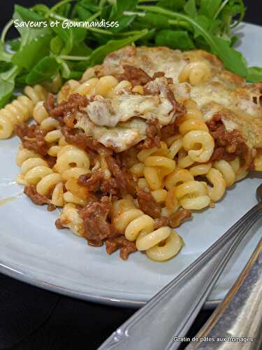 Gratin de pâtes façon italienne.