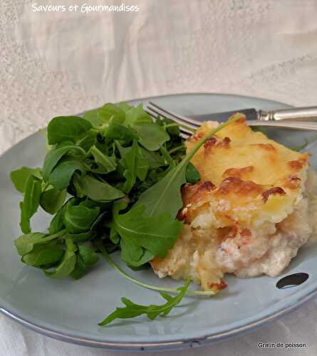 Gratin de poisson façon Parmentier.