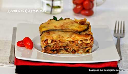 Lasagnes aux Aubergines Confites.