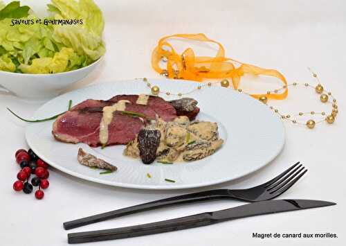 Magret de canard aux Morilles Magda.