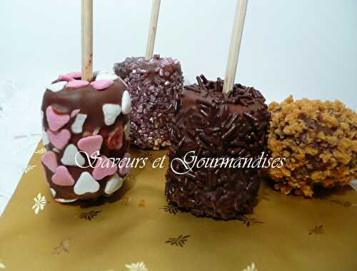 Marshmallows Pops. Sucettes de Marshmallows.