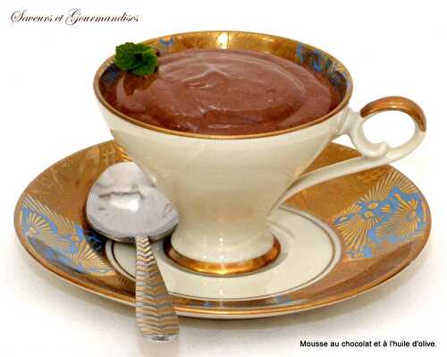 Mousse au Chocolat et à l'huile d'Olive (de Nigella)