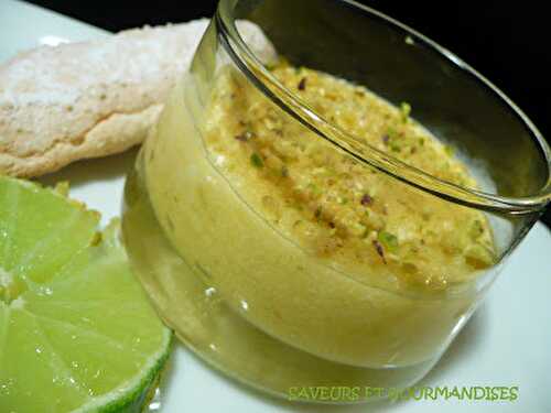 Mousse au citron/citron vert.