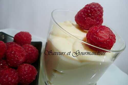 Mousse au Mascarpone, Chocolat et Framboises.