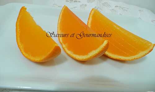 Oranges en gelée (à l’ Agar-Agar).
