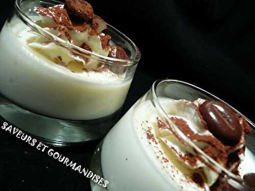 Panna Cotta  au café et cacao.