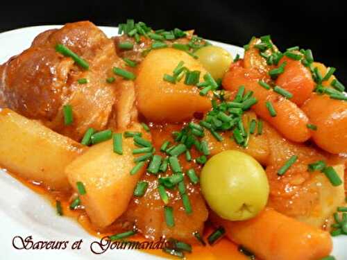 Paupiettes de veau en tajine.