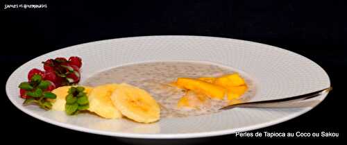 Perles de Tapioca au Coco, (Sakou).