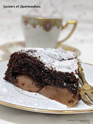 Pudding au Chocolat et aux Poires.