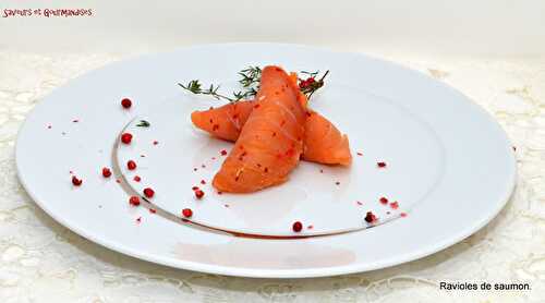 Ravioles de Saumon.