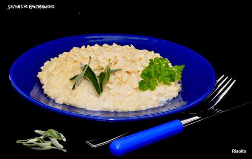 Risotto au Reblochon et à la Sauge.