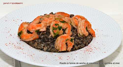  Risotto de Seiche et Crevettes au Miel et au Gingembre (en conserve Hutchinson).