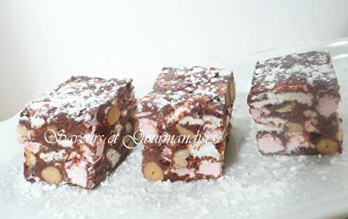 Rochers Chocolat/Arachides.  