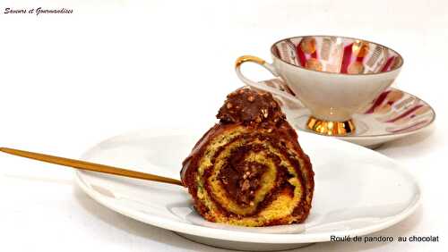 Roulé de Pandoro au chocolat