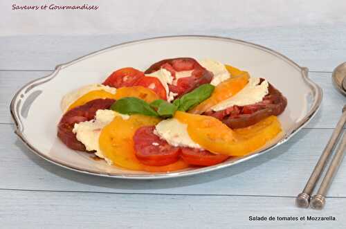 Salade de Tomates et Mozzarella.