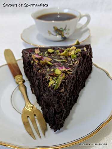 Somptueux Gâteau au Chocolat Noir de Nigella. Dark and Sumptuous Chocolate Cake.