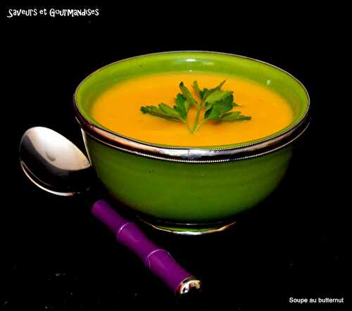 Soupe au butternut  Avec ou sans Companion.