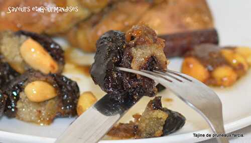 Tajine aux Pruneaux farcis aux Amandes.