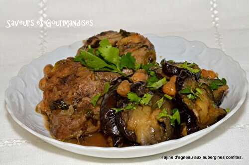 Tajine d’Agneau aux Aubergines Confites.