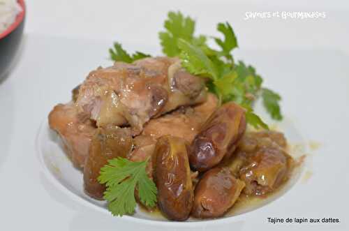 Tajine de lapin aux dattes et citron confit.