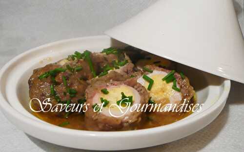 Tajine Errkham  aux Œufs de Cailles.طجين الرخام