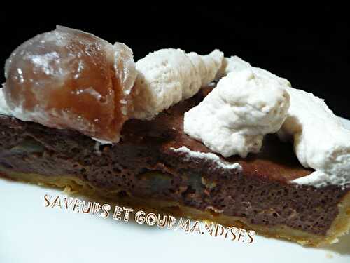 Tarte Chocolat-Marrons.