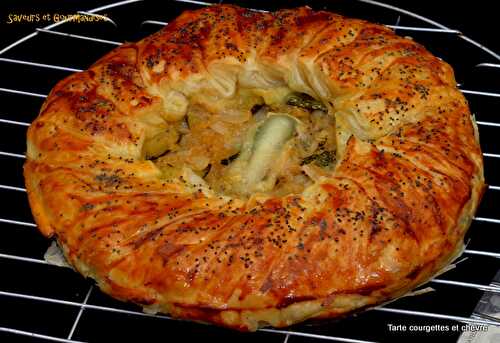 Tarte façon rustique aux Légumes et Chèvre