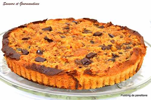 Tarte « Pudding de Panettone » de J.Oliver.