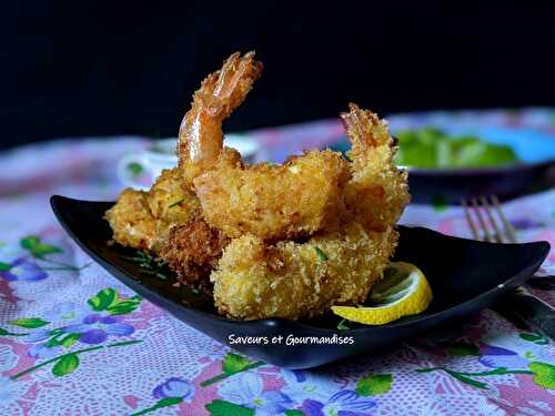 Beignets de Gambas marinées.