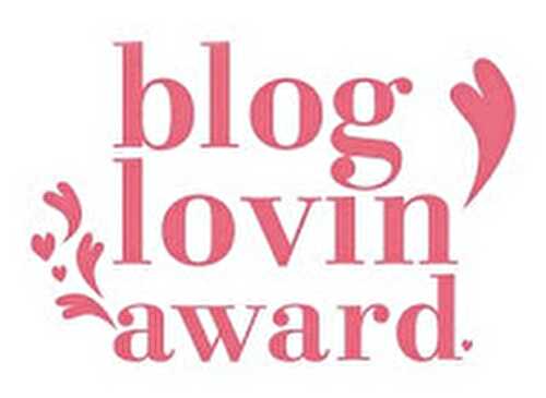 Blog lovin award