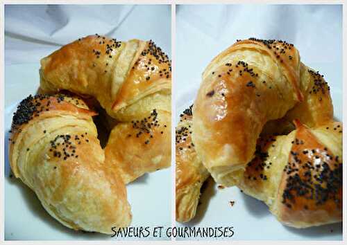 Croissants Feuilletés Farcis.