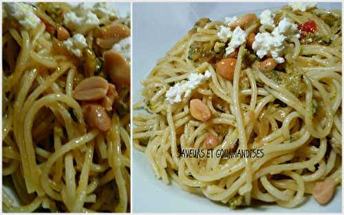 Linguine  aux Courgettes et Ricotta.