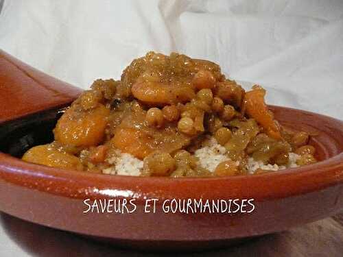 Seffa de Couscous  de Riz  au Poulet.